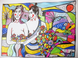 103-les-fleurs-au-sein-rouge