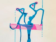 bal-RBal...26x35 cm, mixmedia on watercolour paper, 135 €