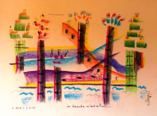 un dimanche au bord de leau R