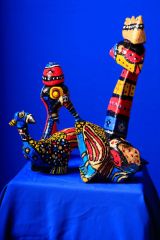 Les trois oiseaux (Polystyrène extrudé) Collection particulière